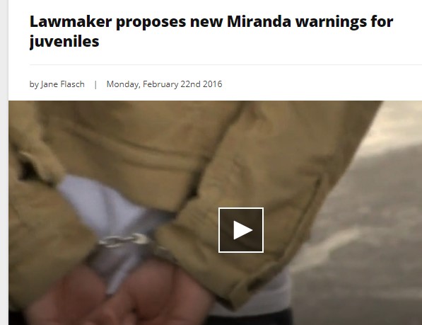 13WHAM ABC Article – Miranda Warnings For Juveniles